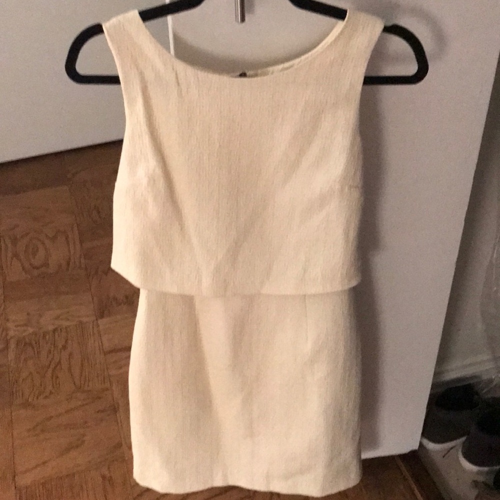 Cream Banana Republic dress